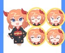 かわいいミニキャラ描きます 商用利用、二次利用OK サムネ、グッズ、動画用立ち絵などに イメージ2