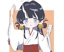 シンプルでかわいいイラストお描きします サムネイル起用経験あり！表情豊かで映える可愛く仕上げます！ イメージ1