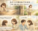 3日間チャット　介護医療相談、受け付けます 少しずつ話しながら考えたい方に。丁寧にお返事します イメージ2