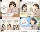 AI初心者でもOK！選ぶだけで漫画作成できます 読まれる4コマ漫画GPTsをお渡します。サポート付き！ イメージ9