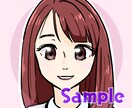 アイコンにピッタリの似顔絵を描きます 顔写真無しでもOK！アニメチックな似顔絵アイコンを作成します イメージ6