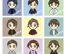 かわいい似顔絵アイコンイラスト描きます SNSやブログ用に。お写真などから描きあげます。 イメージ3