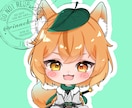 SNSや配信活動などのミニキャラ描きます ご相談しながら丁寧に進めていきます(*.ˬ.)" イメージ6