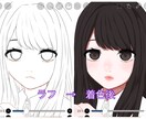女の子の厚塗りアイコン描きます 地雷系女子、病み可愛い女の子が好きなあなたに イメージ4