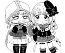 はっきりとした見やすいアニメ塗りイラスト制作します 目を引くアニメ塗りでキャラクターを可愛く描きます イメージ2