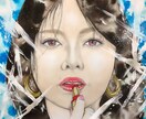 アート似顔絵☆参考画像みたいな似顔絵描きます 全てアート作品です。時間をかけて、１週間に1枚限定です。 イメージ3