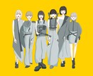人物イラスト全般お受けいたします 絵柄問わずお描きできます。結婚式などにも！ イメージ7