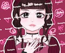 女の子のイラストを描きます お安く×手軽に×可愛いアイコン制作☆ イメージ5