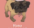 水彩塗りで胸きゅん！可愛いペットの似顔絵作成します ご自分の記念用や、プレゼント用におすすめです イメージ3