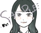シンプルな似顔絵風のイラストお描きします 写真が無くても特徴だけで対応可! イメージ3