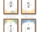 命名書~オーダーメイドで制作します Ink art -nameposter- イメージ6