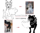 シンプル線画で白黒のイラストや似顔絵を描きます 手紙や席札、SNSのアイコン等に似顔絵を添えてみませんか？ イメージ5