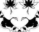 Tシャツのイラストデザインをしています シンプルなようで繊細なデザイン イメージ1