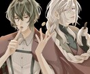 幅広い好みや要望に合わせたイラストを描きます 等身絵からデフォルメ等様々なイラストに対応します。 イメージ6
