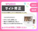 STUDIOサイトのカスタムや修正対応いたします マーケティング経験のあるWebデザイナーが対応します！ イメージ1