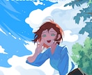 魅力的なオリジナルイラスト描きます バストアップから全身までお好きな範囲で イメージ1
