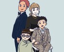 ゆるくてかわいい似顔絵描きます SNSのアイコンや名刺用、プレゼントなどに。 イメージ5