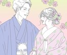 ウェルカムボードなど、結婚式用のイラスト描きます ほんわか可愛いウェディングイラストならお任せ♪ イメージ1