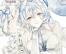水彩絵で一枚絵を作成します やわらかで綺麗な透明水彩で仕上げます。 イメージ2