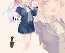 商用OK！　目を惹く女の子のイラストをお届けします イメージを形にするお手伝いをします イメージ5