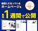 最短1週間・個人事業主向けホームページを制作します 起業初期にちょうどいい、すぐに始められるHPを提供します イメージ1