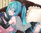 女性キャラのイラスト描きます 歌い手・ボカロ・Vtuber動画のお供に1枚！ イメージ5