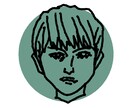 商用利用可！手書き感独特の首から上の似顔絵描きます SNSアイコン・スタッフ紹介などにこんな似顔絵いかがですか？ イメージ2