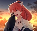 一枚絵からVtuber用立ち絵までお描きします 用途に合わせた描き方で、柔らか厚塗りもアニメ風なイラストも イメージ5