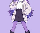 ポップでシンプルな可愛いイラスト描きます グッズ・SNSアイコン・配信背景・記念イラスト等に是非！ イメージ2