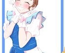 色鮮やかで可愛らしいキャラクターイラスト描きます 【最短３日】配信活動・フラスタ・広告等に イメージ9