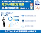 障害者就労支援の事業計画書式3事業セット販売します A型・B型・移行すべて対応！自分で事業計画書が作れます イメージ1