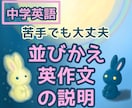 中学英語の並び替え・英作文をやさしく解説します 中学〜高校基礎｜苦手でもOK｜考え方から丁寧に説明します イメージ1