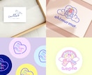 モニター価格◎かわいい手描きロゴをプロが作成します モニター様募集中/現役プロがナチュラルな手描きロゴ作成します イメージ3