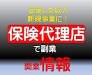 乗合保険代理店の開業方法教えます 乗合保険代理店の開業を応援します イメージ1