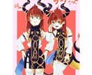 商用利用OK】女性キャラクターのイラスト描きます キャラクターデザインもおまかせ！！背景もつけれます！！ イメージ4