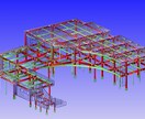 鉄骨施工図　リアル４にて作成します 施工図、積算、リアル４データのみ入力対応します。 イメージ3