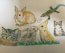 アナログで動物、ペットさん描きます 36色の色鉛筆で色付けいたします！！ イメージ1
