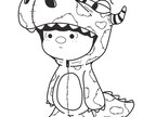 カートゥーンなポップで可愛いイラスト描きます アイコン・グッズなど用途に応じたイラスト作成 イメージ9