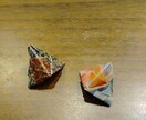 可愛い折り紙のストラップ作ります ニス加工をした多面体の可愛いストラップです。 イメージ3