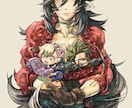 イラスト、キャラデザ、漫画、挿絵、動画用、描きます 少年少女、筋肉おじさん、人外ケモノ獣人、ご予算内、複数枚OK イメージ10