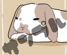 即日対応◾︎かわいい動物のイラスト制作します 大好きなペットさんの絵、描かせて頂けませんか♪ イメージ1