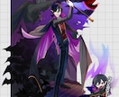 立ち絵から一枚絵までキャラクターイラストを描きます 幅広いテイストのキャラクターを表現します！ イメージ5