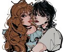 オシャレで個性的なアイコンイラストを制作します あなたの個性を最大限に活かした一枚を イメージ1