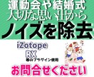 大切な思い出から要らない音声ノイズを取り除きます 思い出のホームビデオを台無しにしてる音声ありませんか？ イメージ1