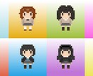 レトロなデフォルメドット絵アイコン制作します SNS・個人ブログ等オリジナルのアイコン イメージ8