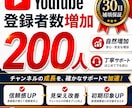 目指せYouTube収益化！登録者数増やします YouTubeチャンネル登録者増加人数調整可能！ イメージ2