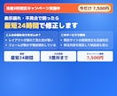 通常2日｜表示崩れ・不具合を3箇所まで修正します 先着5件限定特価｜今だけ9,500円→7,500円 イメージ1