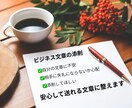 ビジネスメールや大切な文章を添削します 送信前のビジネス文章を安心して送れる形に整えます イメージ1