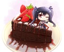 食べ物×人物のデフォルメイラスト制作します 食べ物にデフォルメなどを添えたイラストをお描きします イメージ1