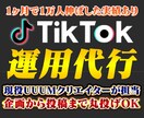 TikTok運用をUUUMクリエイターが代行します 現役クリエイターが対応！まずは相談から承ります イメージ1